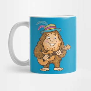 friendly musician bigfoot Mug